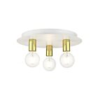 Livex Lighting Hillview 45873-03 3-Lumières 120W Blanc Plafonnier