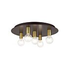 Livex Lighting Hillview 45875-07 5-Lumières 200W Bronze Plafonnier