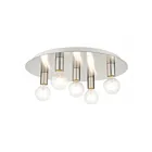 Livex Lighting Hillview 45875-91 5-Lumières 200W Nickel brossé Plafonnier