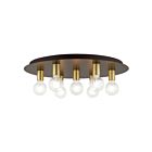 Livex Lighting Hillview 45876-07 7-Lumières 280W Bronze Plafonnier
