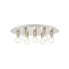 Livex Lighting Hillview 45876-91 7-Lumières 280W Nickel brossé Plafonnier