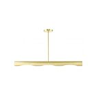 Livex Lighting 45897-91 Novato 3-lumières 180W Laiton satiné Lustre