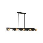 Livex Lighting 45898-91 Novato 10-lumières 600W Noir Lustre