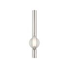 Livex Lighting Acra 45911-91 40W 1-Lumière Nickel brossé Applique Murale