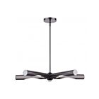 Livex Lighting 45915-91 Acra 5-lumières 200W Chrome noir Lustre