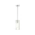 Livex Lighting 45951-91 Soma 1-Lumière 60W Nickel brossé Suspendu