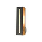 Livex Lighting Soma 45953-14 60W 1-Lumière Noir texturé avec accents de nickel brossé Applique Murale
