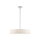 Livex Lighting 46034-91 Venlo 4-Lumières 160W Nickel brossé Suspendu