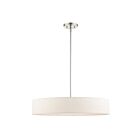 Livex Lighting 46035-91 Venlo 5-Lumières 200W Nickel brossé Suspendu