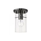 Livex Lighting Munich 46150-46 1-Lumière 60W Chromé noir Plafonnier