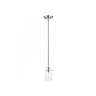 Livex Lighting 46151-91 Munich 1-Lumière 60W Nickel brossé Suspendu