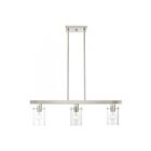 Livex Lighting 46153-91 Munich 3-lumières 180W Nickel brossé Lustre