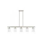 Livex Lighting 46155-91 Munich 5-lumières 300W Nickel brossé Lustre
