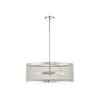 Livex Lighting 46235-28 Acanthus 5-lumières 300W Nickel brossé Lustre