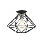 Livex Lighting Knox 46248-04 1-Lumière 60W Noir Plafonnier