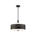 Livex Lighting 46255-04 Noria 4-lumières 240W Noir Lustre