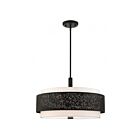 Livex Lighting 46255-91 Noria 5-lumières 300W Noir Lustre