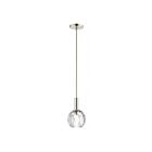 Livex Lighting 46321-35 Whitfield 1-Lumière 60W Nickel poli Suspendu