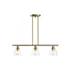 Livex Lighting 46337-04 Montgomery 3-lumières 300W Laiton antique Lustre