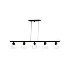 Livex Lighting 46338-91 Montgomery 5-lumières 500W Noir Lustre