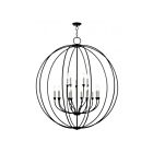 Livex Lighting 46690-04 Milania 15-lumières Noir avec accents en nickel brossé Lustre