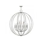 Livex Lighting 46690-91 Milania 15-lumières 900W Nickel brossé Lustre