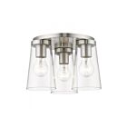 Livex Lighting Cityview 46712-91 3-Lumières 180W Nickel brossé Plafonnier