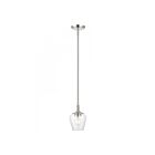 Livex Lighting 46721-91 Willow 1-Lumière 60W Nickel brossé Suspendu