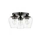 Livex Lighting Willow 46723-46 3-Lumières 120W Chromé noir Plafonnier
