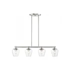 Livex Lighting 46724-91 Willow 4-lumières 240W Nickel brossé Lustre