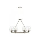 Livex Lighting 46726-91 Willow 6-lumières 360W Nickel brossé Lustre