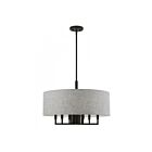 Livex Lighting 46736-04 Dakota 7-lumières Noir Lustre