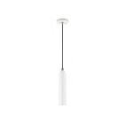 Livex Lighting 46751-03 Ardmore 1-Lumière 60W Blanc avec accents en nickel brossé Suspendu