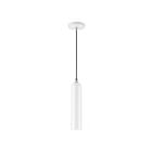 Livex Lighting 46751-69 Ardmore 1-Lumière 60W Blanc brillant avec accents en chrome poli Suspendu