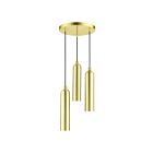 Livex Lighting 46753-12 Ardmore 3-Lumières 180W Laiton satiné avec accents en laiton poli Suspendu