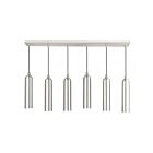 Livex Lighting 46757-91 Ardmore 6-Lumières 360W Nickel brossé avec accents en chrome poli Suspendu