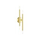 Livex Lighting Soho 46771-12 240W 4-Lumières Laiton satiné Applique Murale
