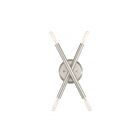 Livex Lighting Soho 46772-91 240W 4-Lumières Nickel brossé Applique Murale