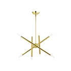 Livex Lighting 46774-03 Soho 8-lumières Laiton poli Lustre