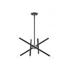 Livex Lighting 46774-91 Soho 8-lumières Gris scandinave avec accents en nickel brossé Lustre