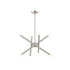 Livex Lighting 46776-12 Soho 8-lumières Nickel brossé Lustre
