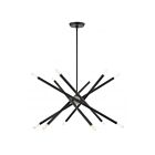 Livex Lighting 46776-91 Soho 12-lumières Gris scandinave avec accents en nickel brossé Lustre