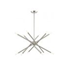 Livex Lighting 46777-12 Soho 12-lumières Nickel brossé Lustre
