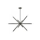 Livex Lighting 46777-91 Soho 10-lumières 600W Chrome noir Lustre
