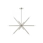 Livex Lighting 46778-12 Soho 10-lumières 600W Nickel brossé Lustre
