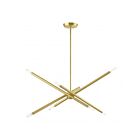 Livex Lighting 46778-46 Soho 8-lumières Laiton satiné Lustre