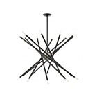 Livex Lighting 46779-91 Soho 20-lumières Gris scandinave avec accents en nickel brossé Lustre