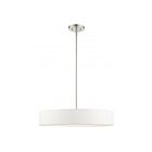 Livex Lighting 46924-91 Venlo 4-Lumières 160W Nickel brossé Suspendu