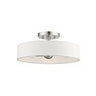 Livex Lighting Venlo 46927-91 4-Lumières 160W Nickel brossé Plafonnier Semi Encastré