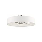Livex Lighting Venlo 46928-91 4-Lumières 160W Nickel brossé Plafonnier Semi Encastré